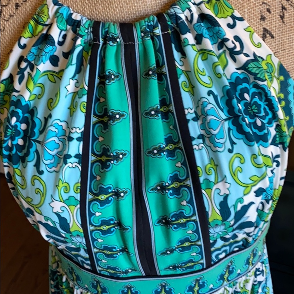 London Times Racer Back Sundress - Picture 5 of 7